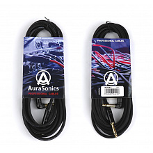 AuraSonics J63J63R-5 гитарный кабель Jack TS 6,3 мм - угловой Jack TS