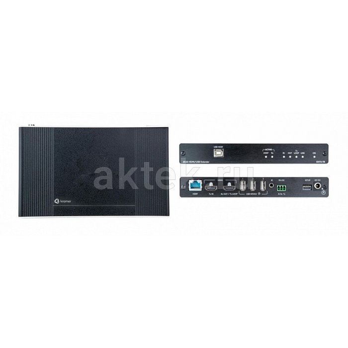 Kramer EXT3-TR HDBaseT3.0-приёмопередатчик 4K60 USB2.0 до 70м