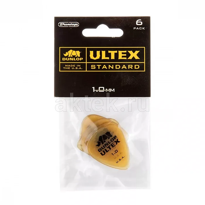 Dunlop 421P100 Ultex Standard 6Pack медиаторы, 1 мм, 6 шт 4