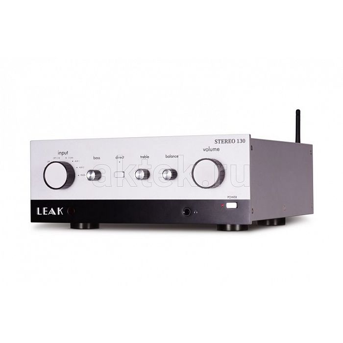 Leak Stereo 130 Silver интегральный стереоусилитель, 2×45 Вт, Bluetooth aptX 2