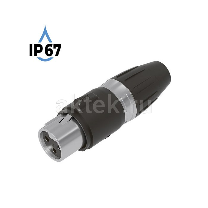 SEETRONIC SCWF3-67 кабельный XLR-разъём female, три контакта, IP67 2