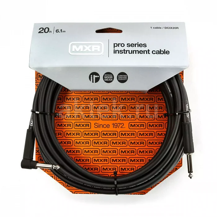 MXR DCIX20R Pro Series инструментальный кабель, 6 м, спиральный экран
