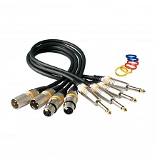 Rockcable RCL30383 D6 M кабель XLR(M)–Jack 6,3 мм, 3 м
