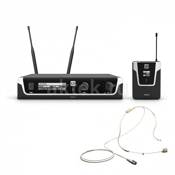 LD Systems U505 BPHH радиосистема 584–608МГц с кардиоидной гарнитурой