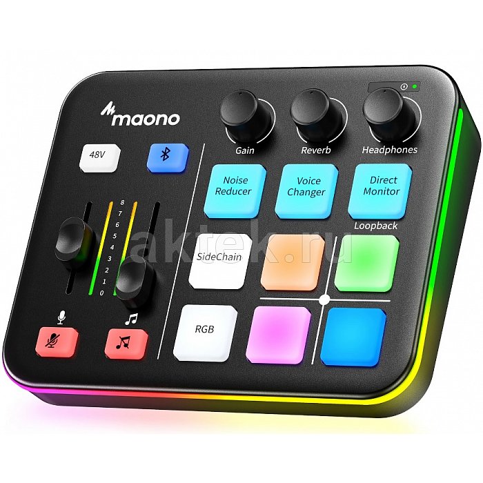 Maono G1 NEO Микшер для игрового стриминга, подкастинга, предусилитель