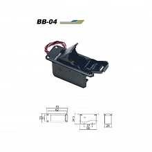 Gotoh BB-04 батарейный отсек для гитары, 9 В «крона»