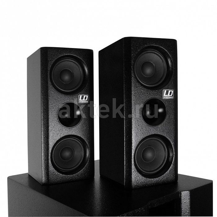 LD Systems DAVE 8 XS Black активная PA-система 2.1 8дюймов/350Вт 7