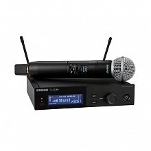 Shure SLXD24+E/58 цифровая радиосистема с ручным SM58, 470–606МГц