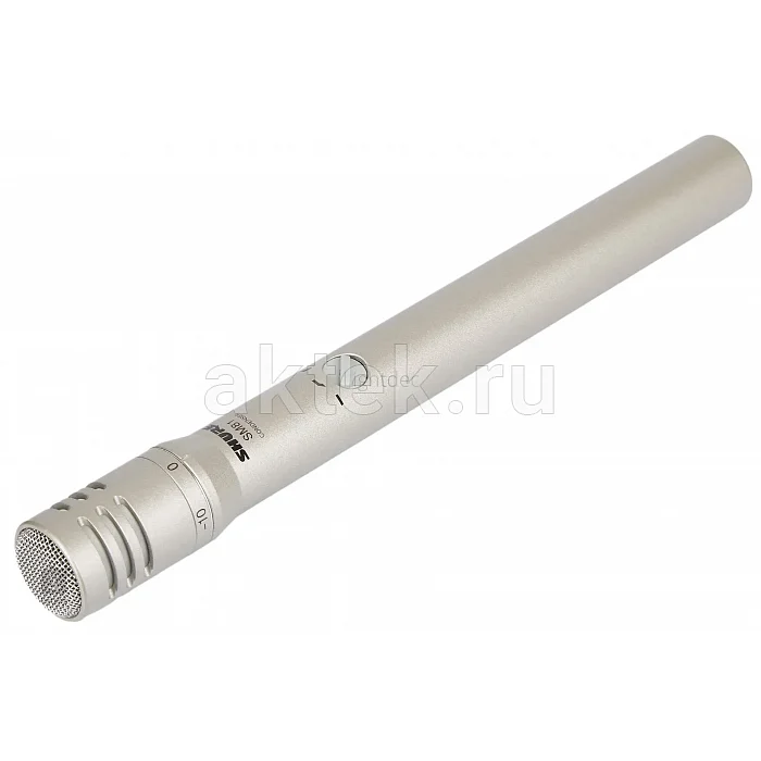 SHURE SM81-LC инструментальный микрофон, 20 Гц–20 кГц, кардиоидная диаграмма