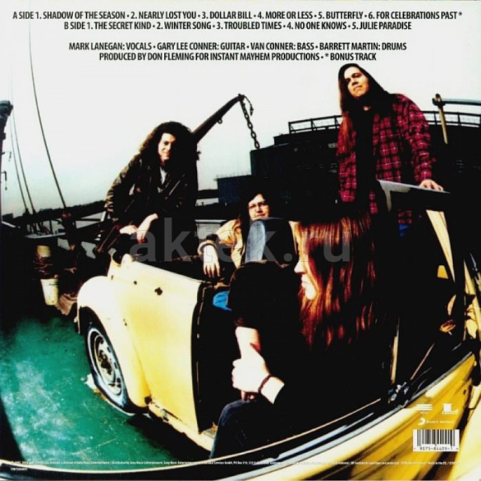 Виниловая пластинка SCREAMING TREES - SWEET OBLIVION 180 GRAM BLACK VINYL 12" 2
