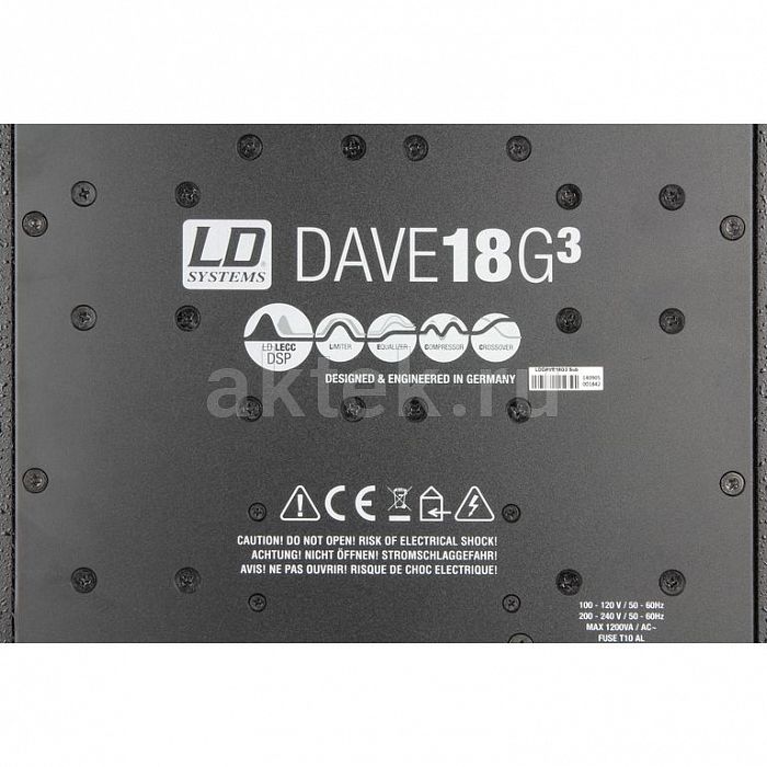 LD Systems DAVE 18 G3 активный комплект 2.1 18дюймов+2×10дюймов/1200Вт 2