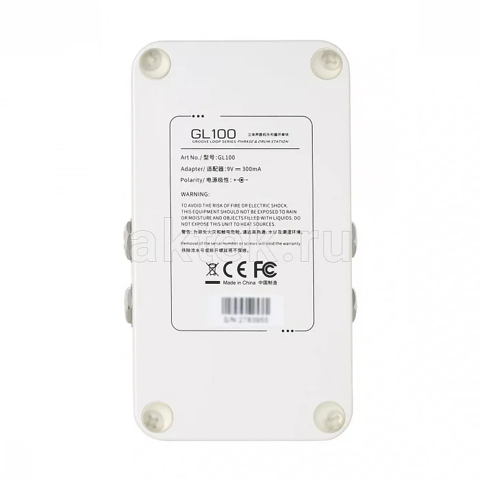 Mooer GL100 гитарный лупер с сенсорным экраном 2