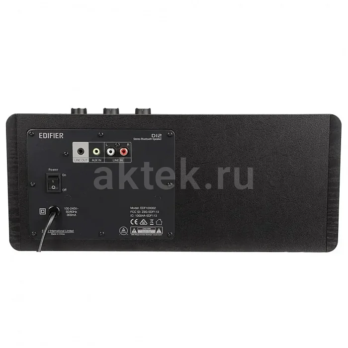 Портативная акустическая система Edifier D12 Black 2