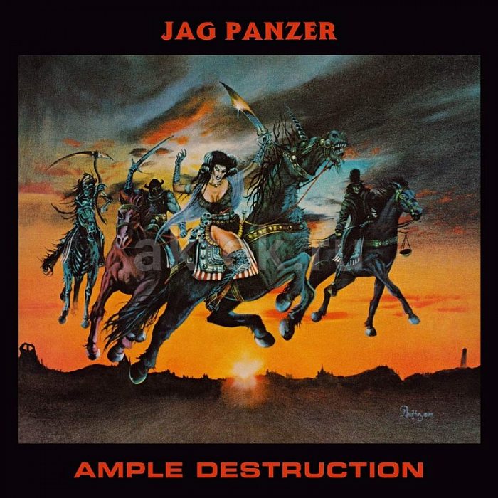 Виниловая пластинка JAG PANZER - AMPLE DESTRUCTION -REISSUE- BLACK VINYL 12"
