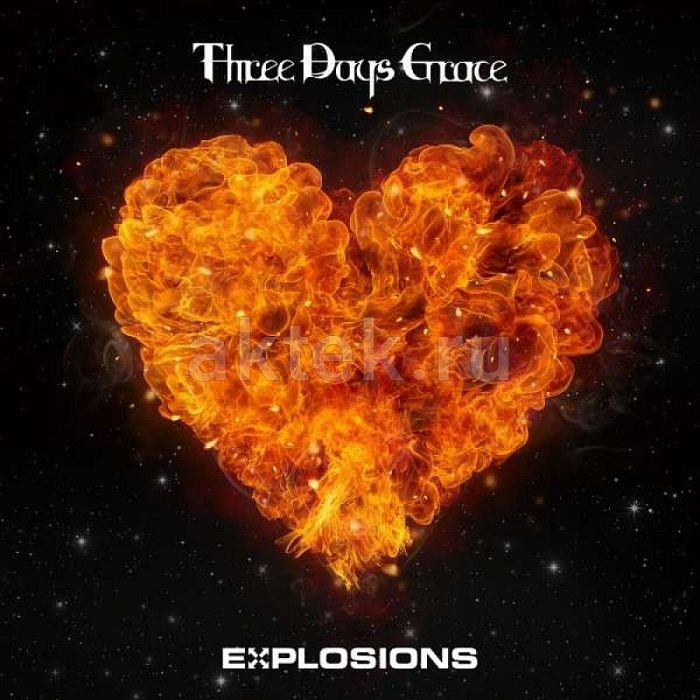 Виниловая пластинка THREE DAYS GRACE - EXPLOSIONS180 GRAM BLACK VINYL 12"
