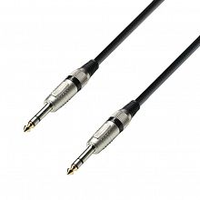 Adam Hall K3 BVV 0600 Black кабель TRS6.3-stereo–TRS6.3-stereo 6м