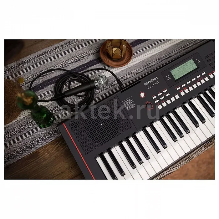 Roland E-X10 синтезатор, 61 клавиша, 64 голоса, 610 тембров 6