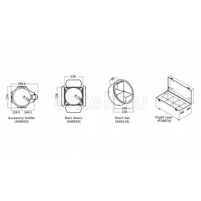 SILVER STAR SS332XCT BOOMER X2/TZ IP MK3 архитектурный LED-прожектор RGBW 6