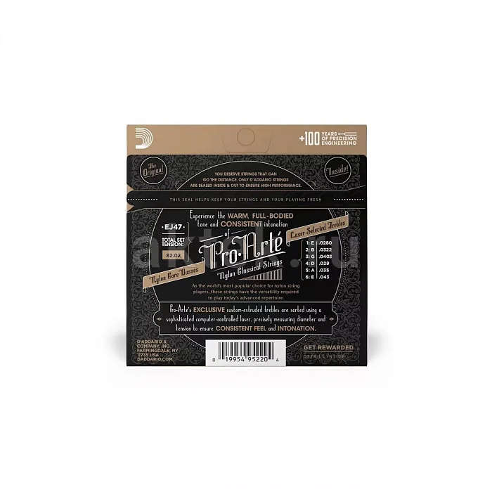 D'Addario EJ47 струны для классической гитары 3