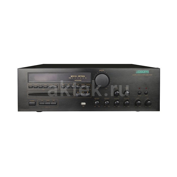 DSPPA MP-7806 трансляционный моноблок, 60 Вт, 2 зон 2
