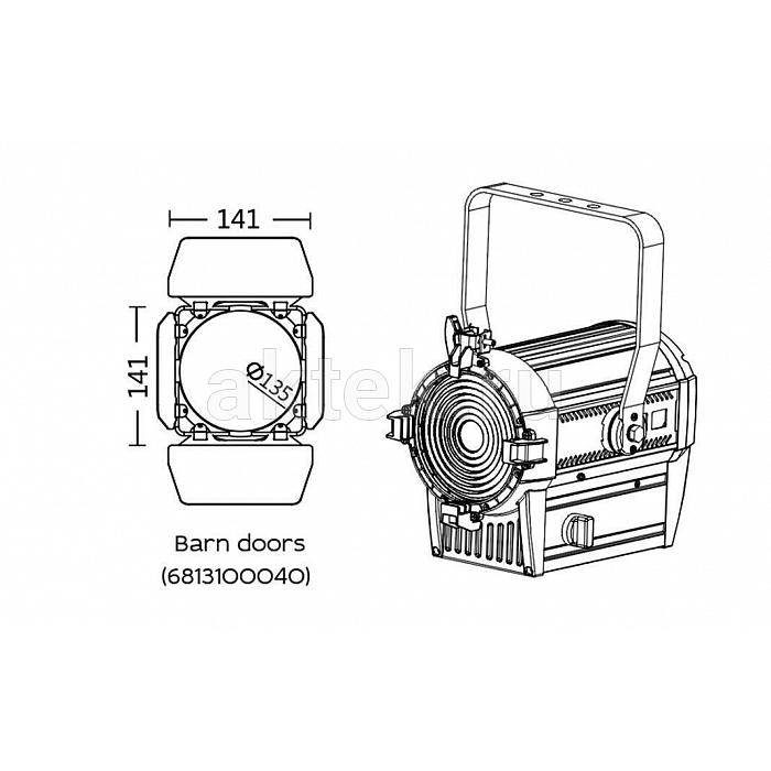 SILVER STAR SS5232SWD FREZNO 100SD прожектор френеля, 3200 К 3