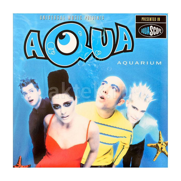 Виниловая пластинка AQUA - AQUARIUM 180 GRAM BLUE VINYL 12"