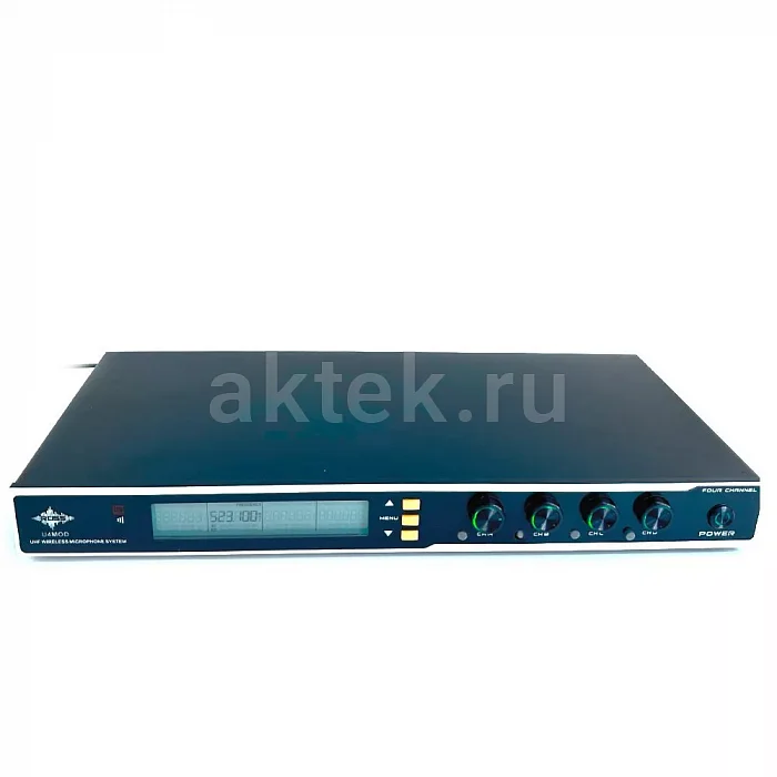 ROSS U4MOD микрофонная радиосистема, 4 микрофона, 500–560 МГц 3