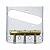 Hosco HK-23CS винтажный бридж Telecaster, 3 латунных седла, хром