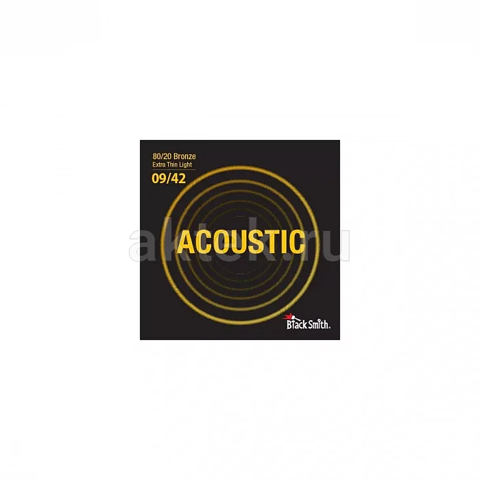 BlackSmith 80/20 Bronze Extra Thin Light струны для акустической гитары