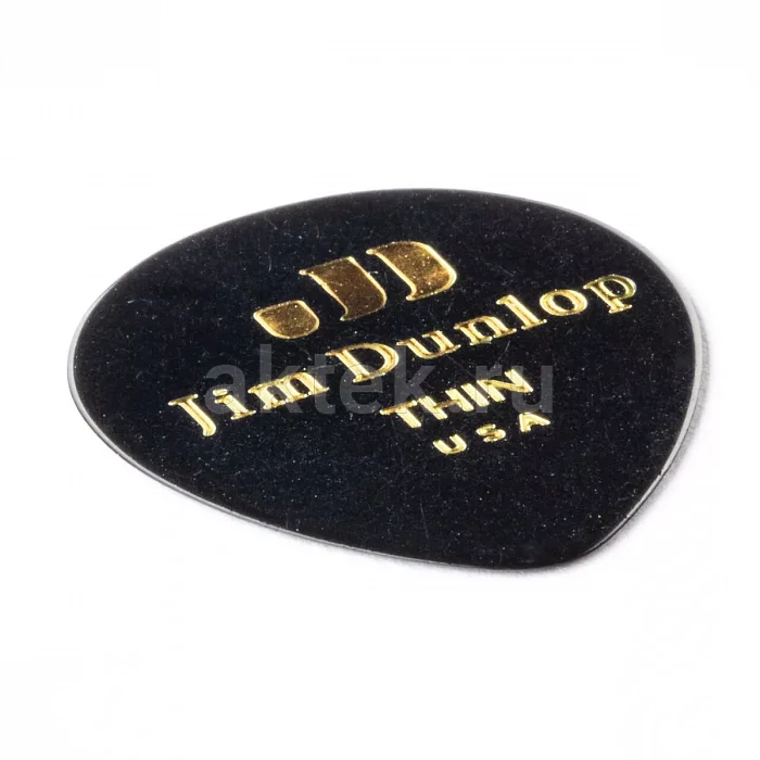 Dunlop 485P05TH Celluloid Shell Teardrop Thin медиаторы, целлулоид, 12 шт 2