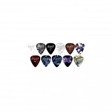 Dunlop 483003 Celluloid Black Display набор медиаторов, целлулоид, 144 шт