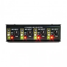 Radial Gold Digger MS4 микрофонный селектор, 4 входа, 1 выход 3