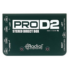 Директ-бокс Radial ProD2 2-channel Passive Instrument Direct Box 3