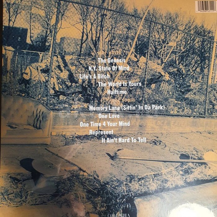 Виниловая пластинка NAS - ILLMATIC 180 GRAM CRYSTAL CLEAR VINYL 12" 2