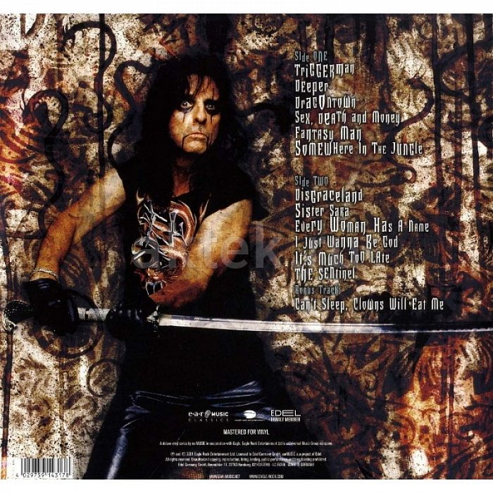 Виниловая пластинка ALICE COOPER - DRAGONTOWN 180 GRAM BLACK VINYL 12" 2