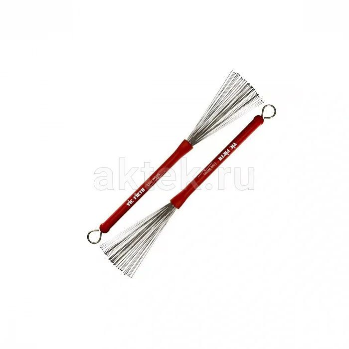 Vic Firth LW Live Wires барабанные щётки, металлическая щетина 2