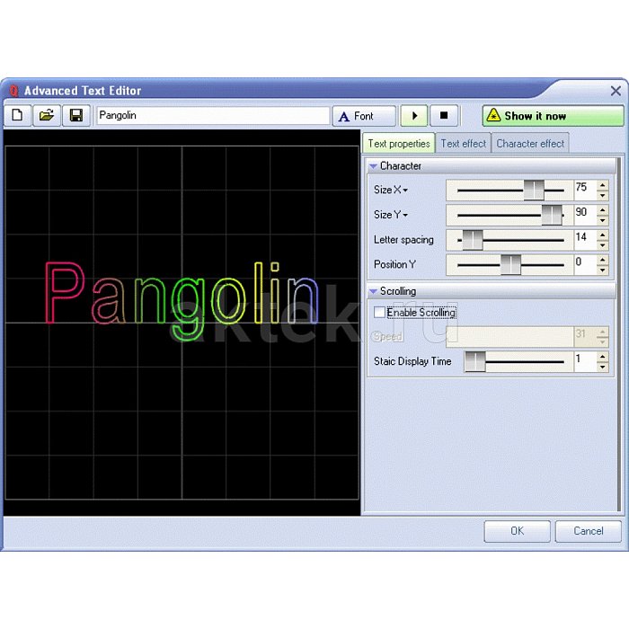 Контроллер ILDA Pangolin QuickShow FB4 Box DMX 6
