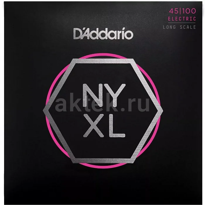 D'Addario NYXL45100 струны для бас-гитары, 45-100