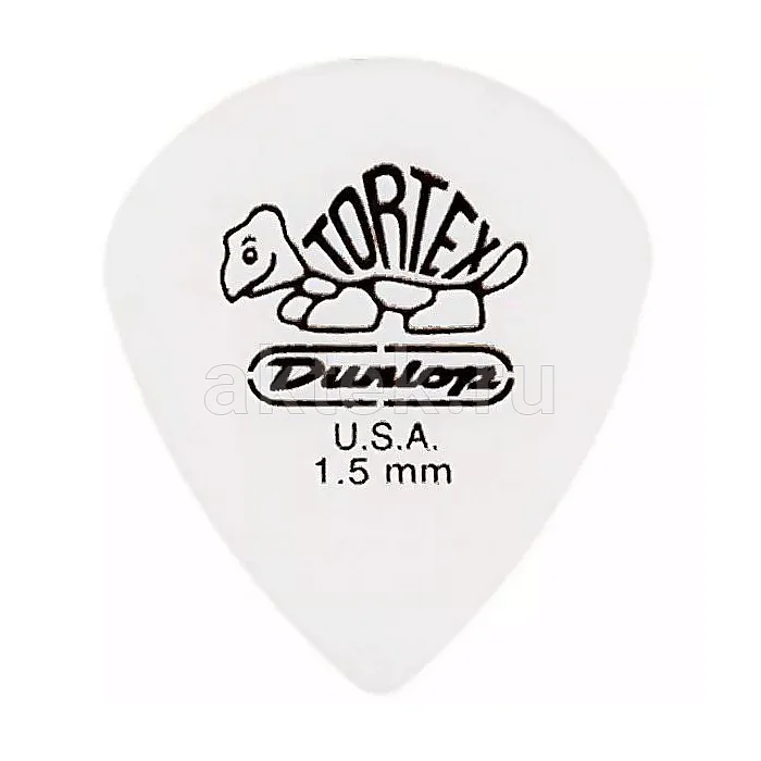 Dunlop 498R150 Tortex Jazz III XL медиаторы, 1,5 мм