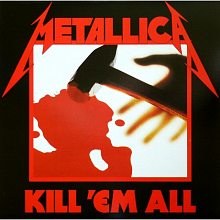 Виниловая пластинка METALLICA - KILL EM ALL 180 GRAM BLACK VINYL 12"