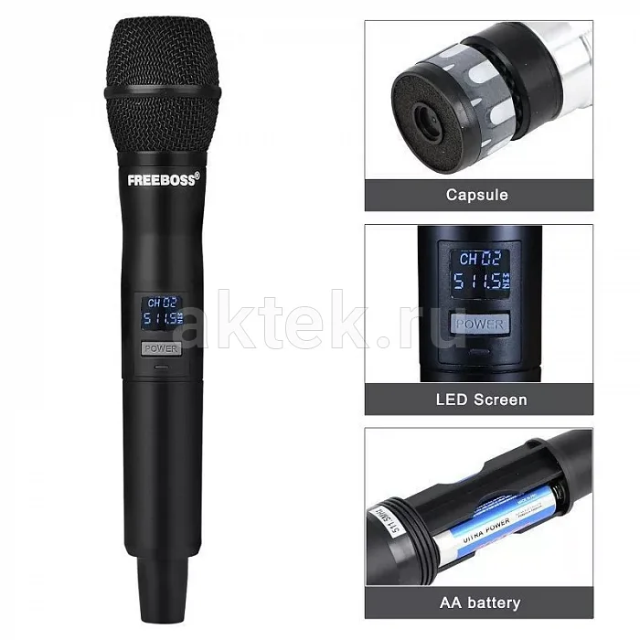 FREEBOSS FB-U400H2 BandC микрофонная радиосистема 2