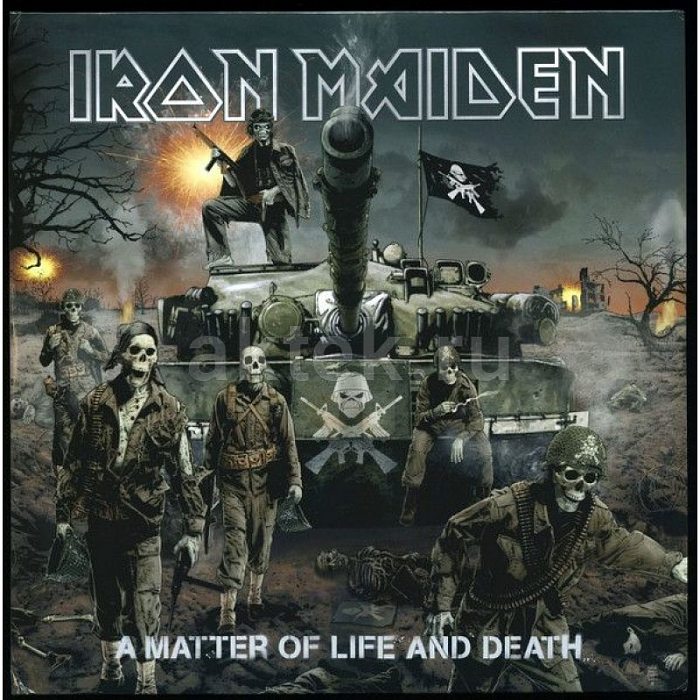 Виниловая пластинка IRON MAIDEN - A MATTER OF LIFE AND DEATH BLACK VINYL 12"