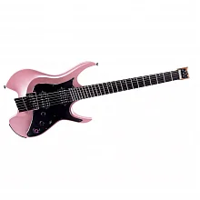 Mooer GTRS W800 Pearl Pink безголовая электрогитара со встроенным процессором