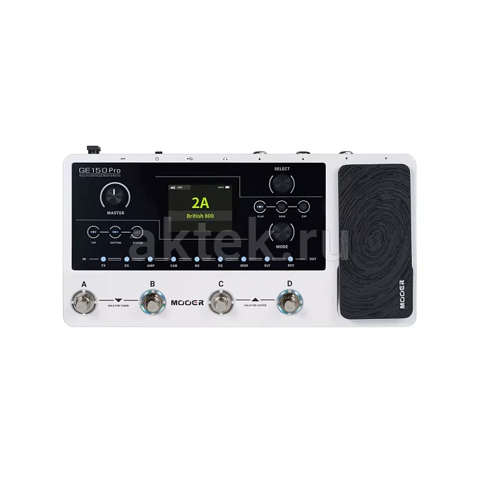 Mooer GE150 Pro гитарный мультиэффект-процессор с педалью экспрессии
