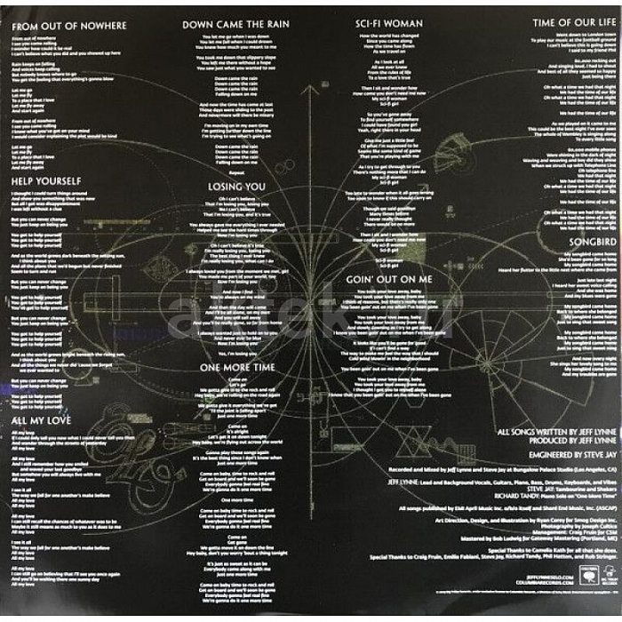 Виниловая пластинка ELECTRIC LIGHT ORCHESTRA - FROM OUT OF NOWHERE 180 GRAM BLACK VINYL 12" 6