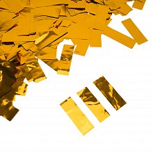 Металлизированное конфетти 17x55мм золото 1кг