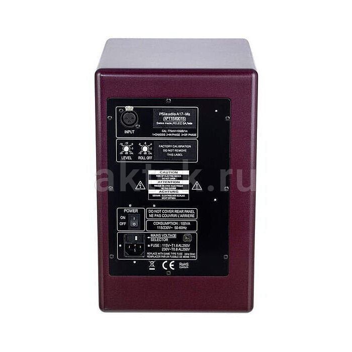 Студийный монитор PSI AUDIO A17-M Studio Red 7