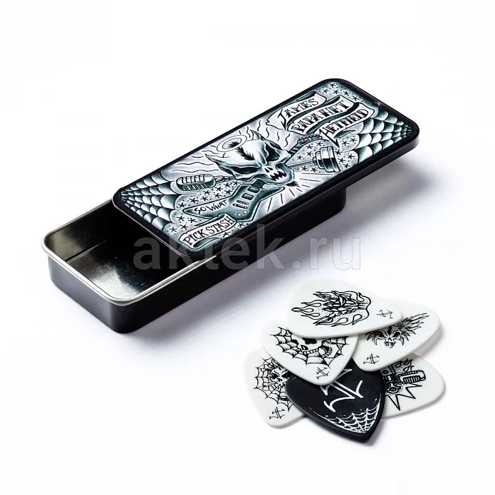 Dunlop JPH01T088 James Hetfield Pick Tin набор медиаторов, 0,88 мм