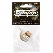 Dunlop 33P013 Nickel Silver Fingerpick 5Pack медиатор-коготь, 0,13 мм