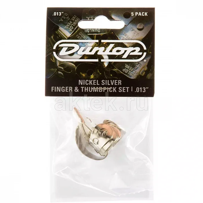 Dunlop 33P013 Nickel Silver Fingerpick 5Pack медиатор-коготь, 0,13 мм